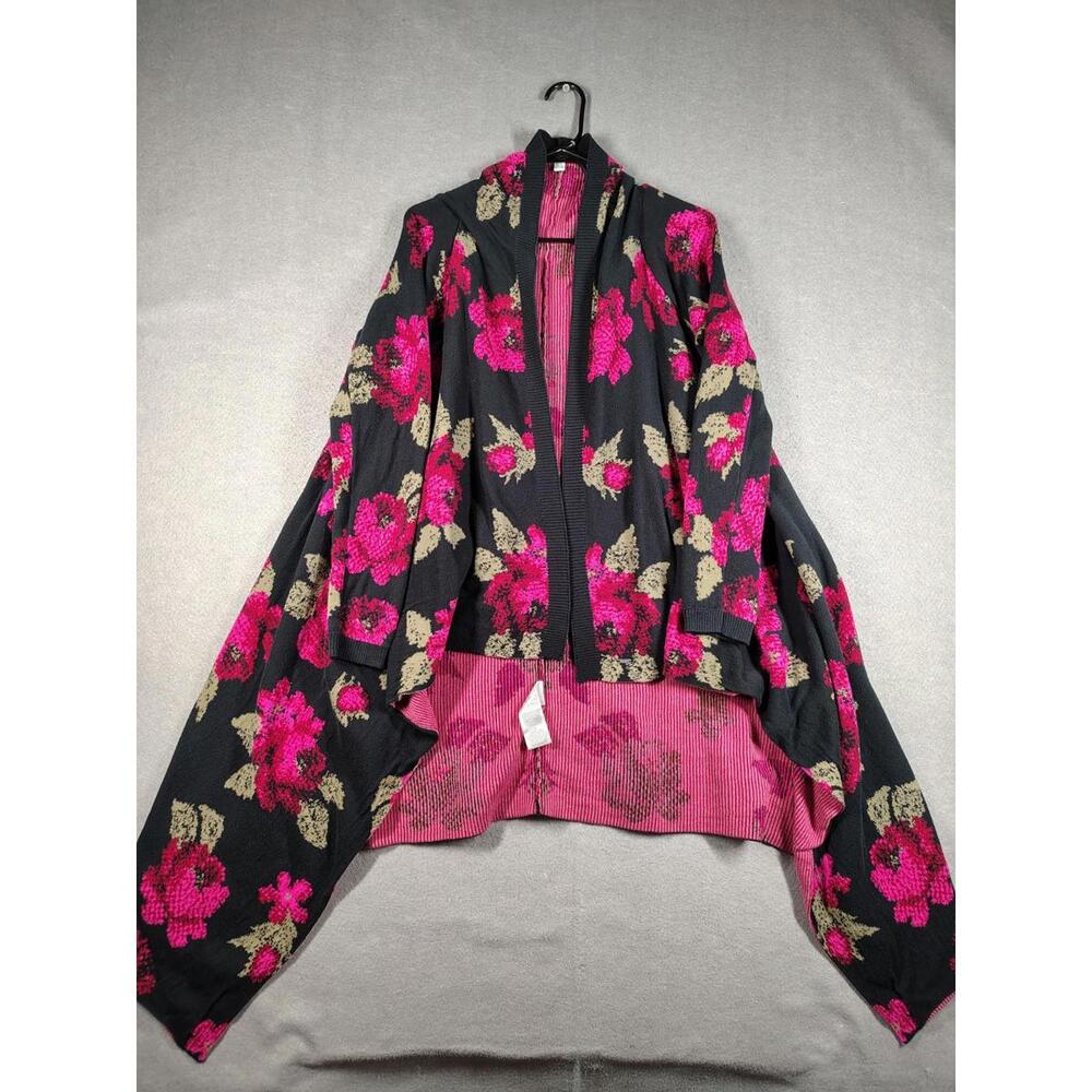Volcom Black and Pink Floral Jacket